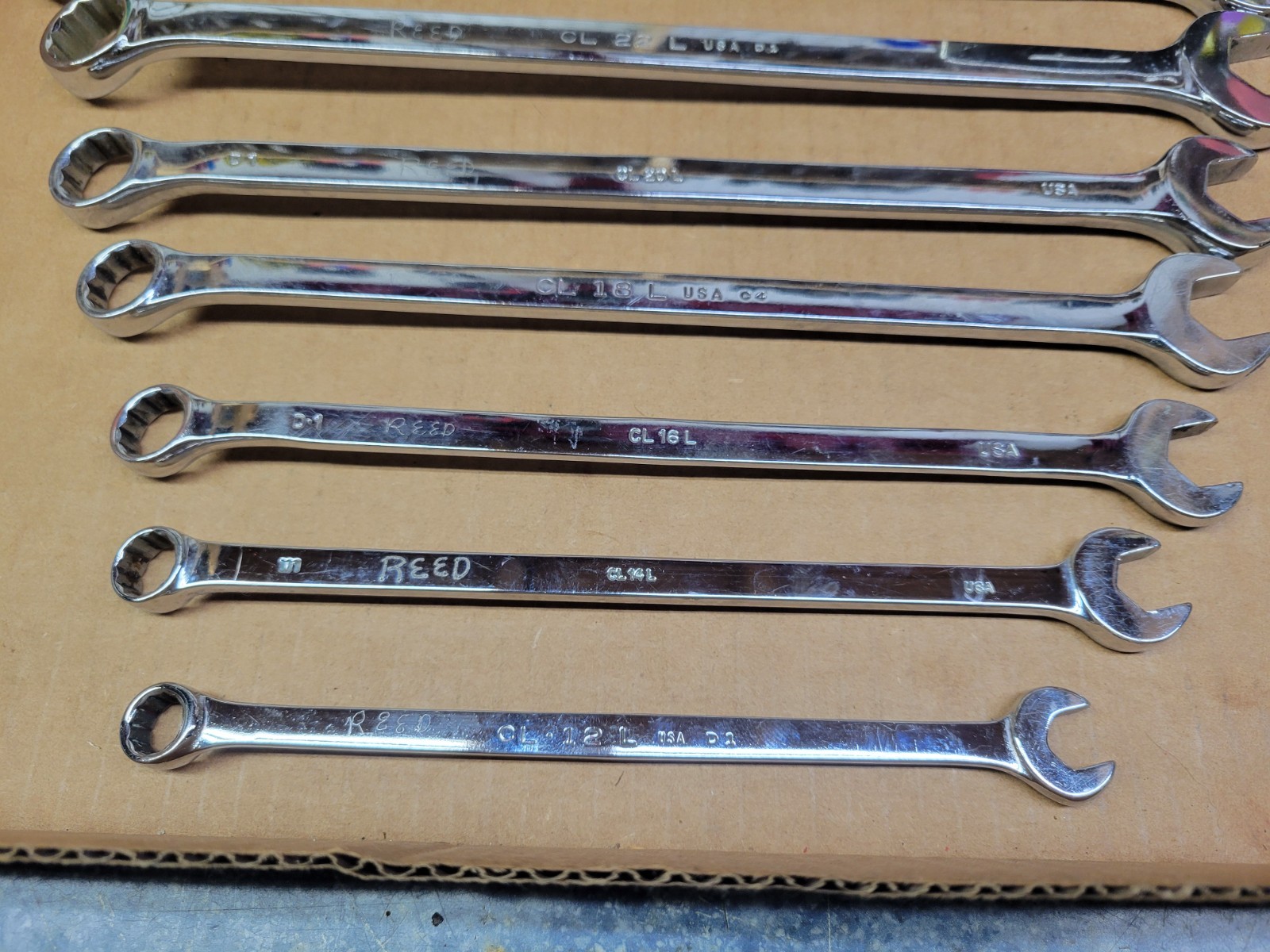 Mac Tools USA 7-Piece SAE Extra Long Combination Wrench Set 3/8 -3/4 CLXXL