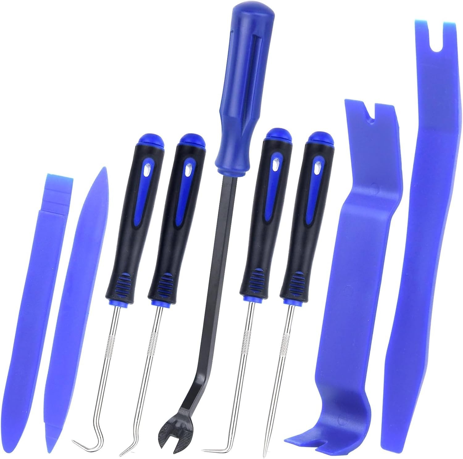 9Pcs with Plastic Pry Tool, Fastener Clip Pliers, Car Interior Panel Door Win…