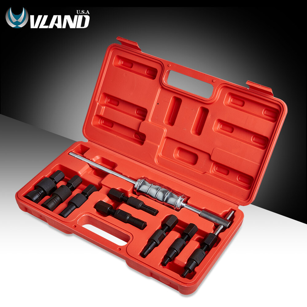 9Pc/Set Inner Bearing Puller Remover Blind Hole Slide Hammer Internal Kit 8-32mm