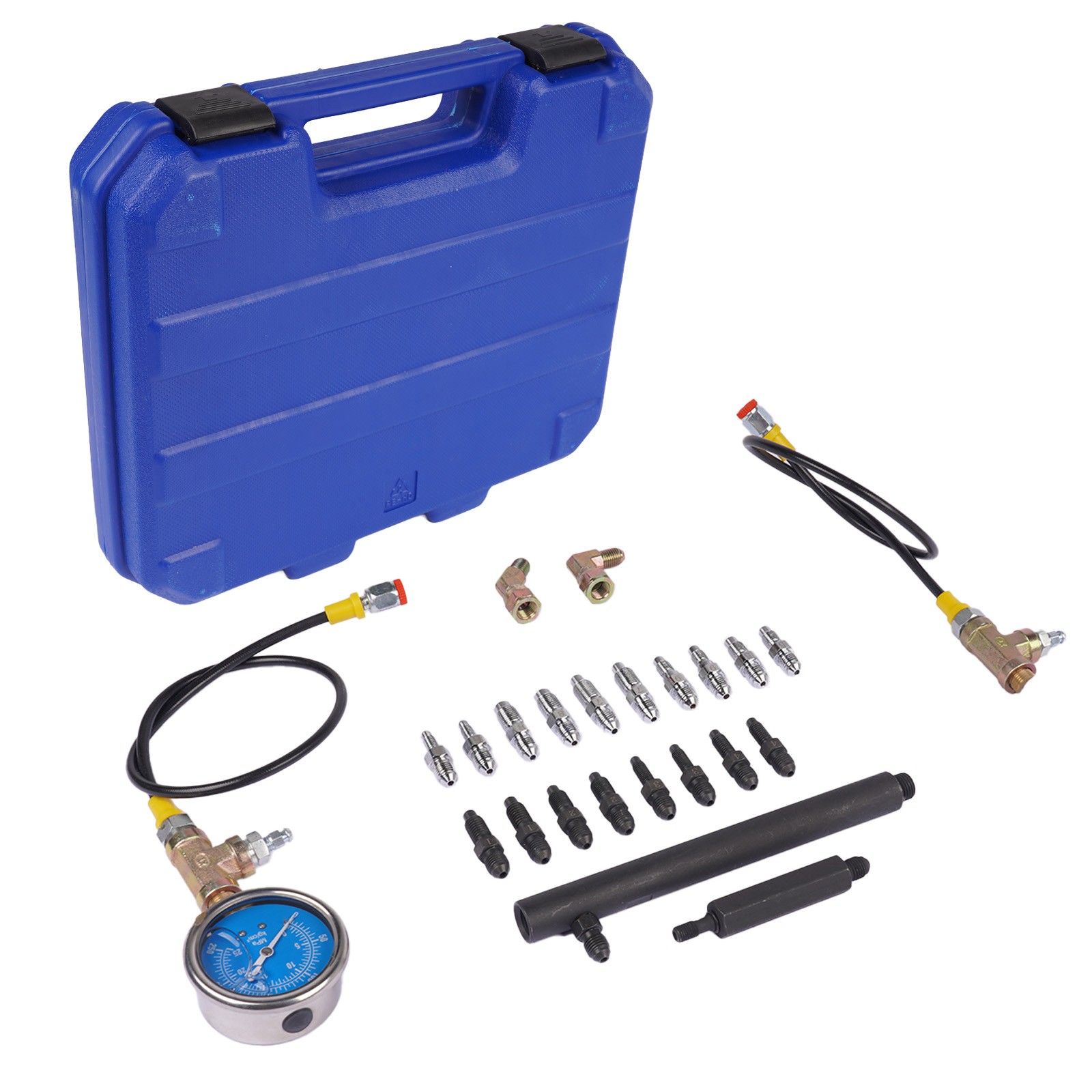 Universal Brake Oil Pressure Gauge, Oil Pressure Tester Kit, ABS, 0-3500PSI NEW