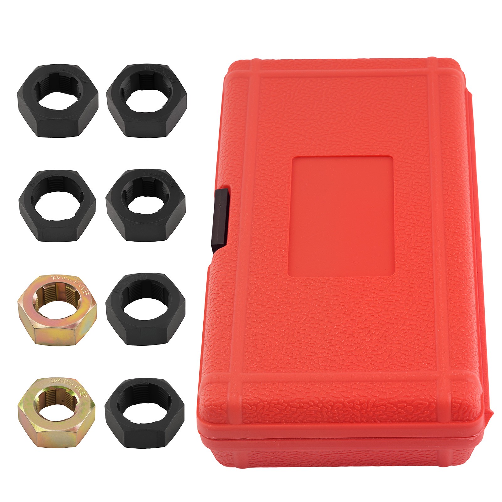 8pc Axle Die Tool for FWD Vehicles M24X2.0 M22X1.5 M20X1.25 Thread Repair Steel