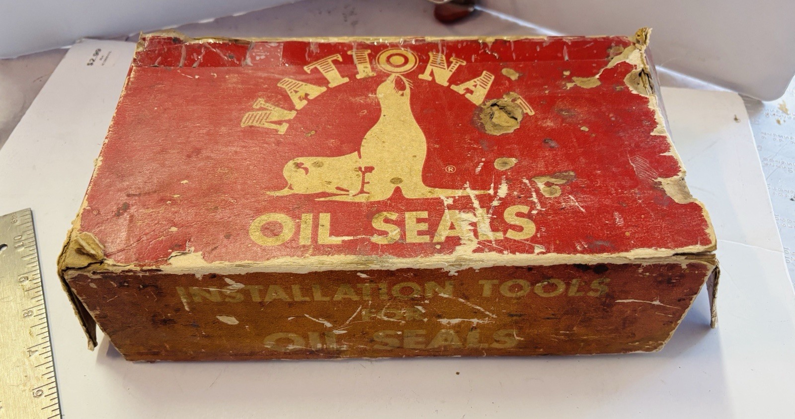 Vintage Used National Oil Seal Tool Installation Kit In Original Box
