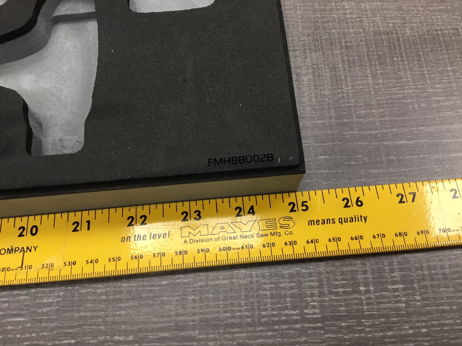 Snap-On Gray Grey Hammer Foam Insert TRAY ONLY – NO TOOLS FMHBBD002B