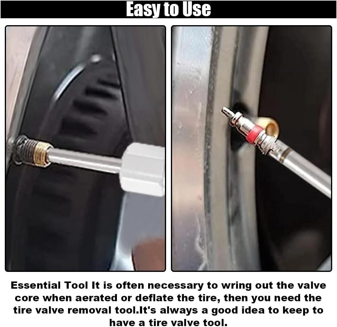 No Scratch Tire Valve Puller Tool – Essential Metal Repair Tool for Vehicles