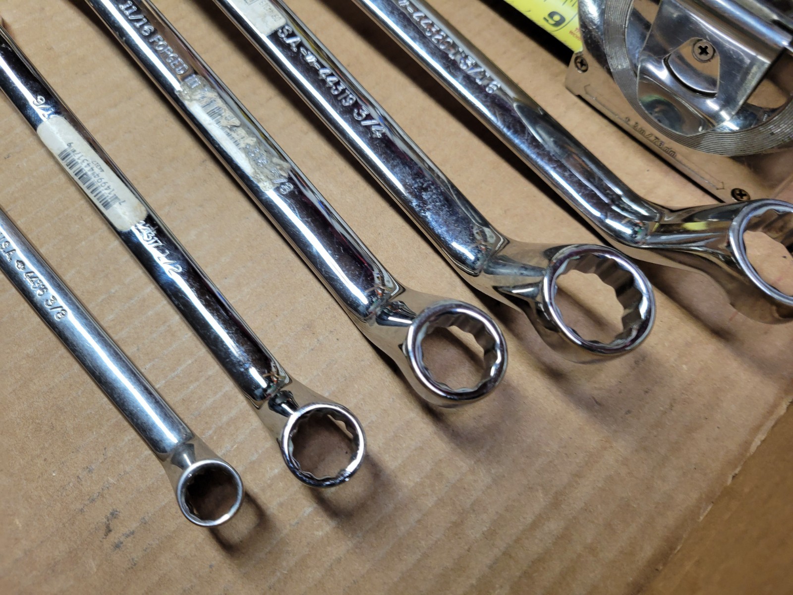 Craftsman USA 5-Piece SAE Deep Offset Full Polish Double Box End Wrench Set