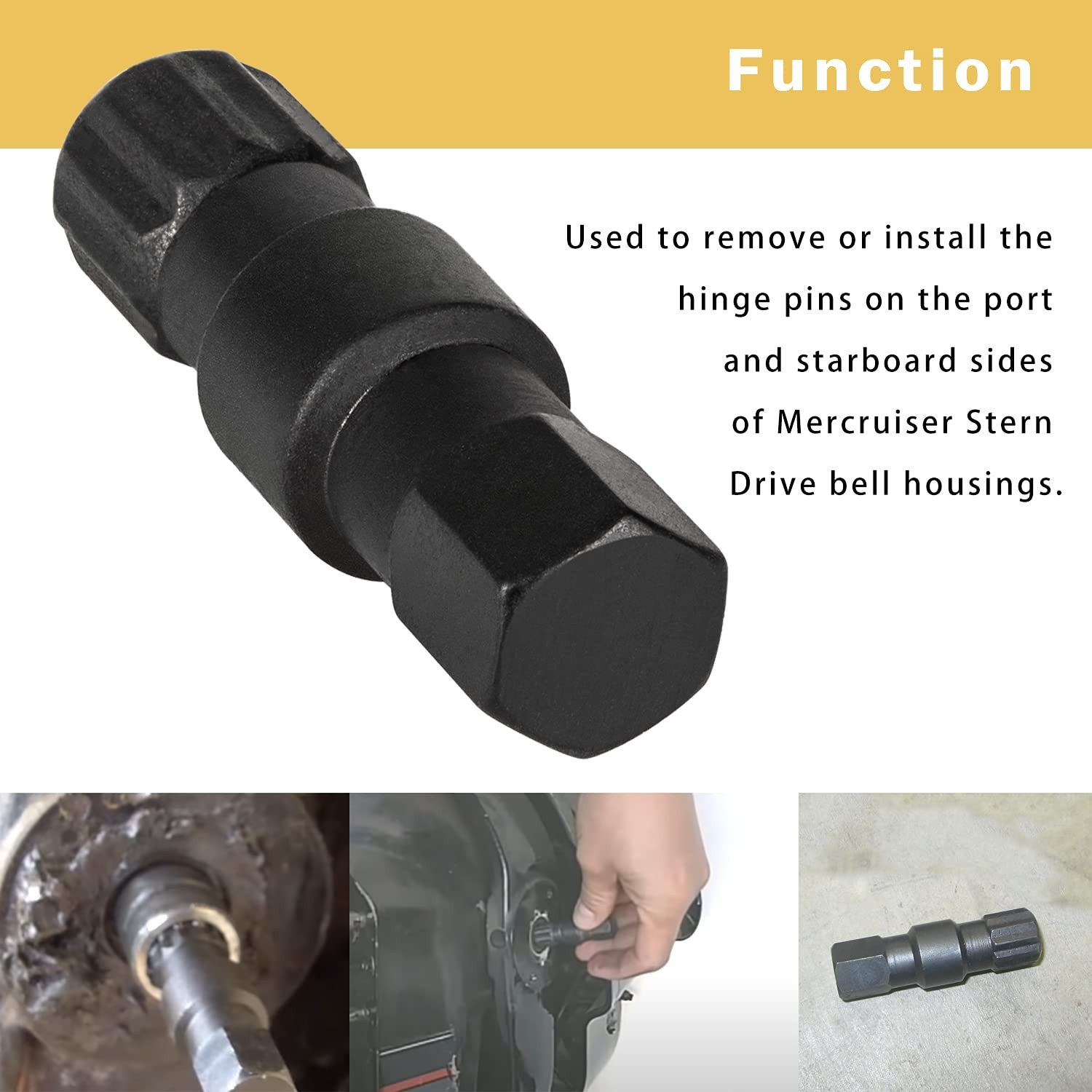 Exhaust Bellows Expander Tool Shift Cable Tool for Mercruiser Alpha Gen I II