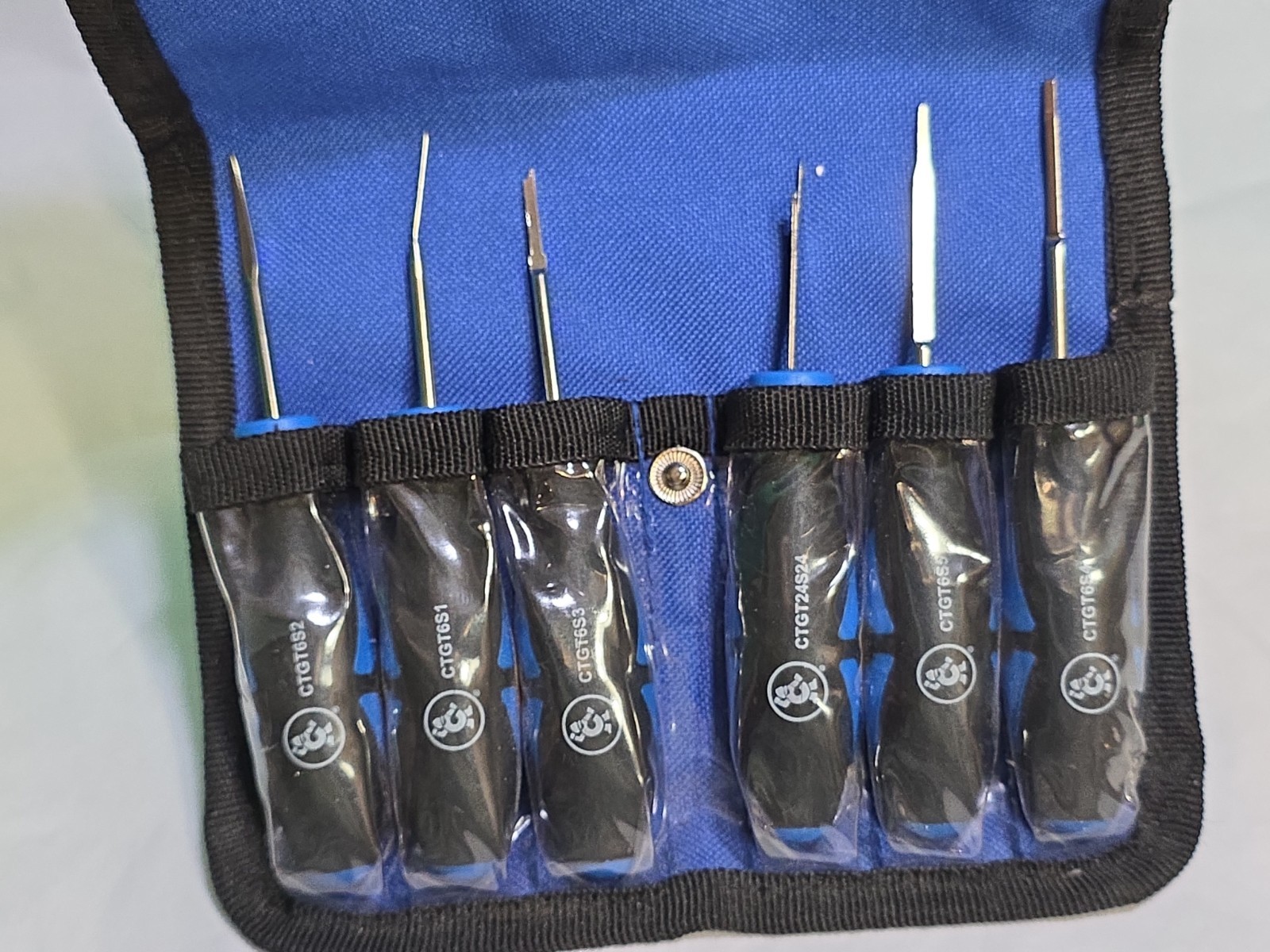 Cornwell CTGT6S 6pc Terminal Release Tool Set, Block / Harness Connector Service