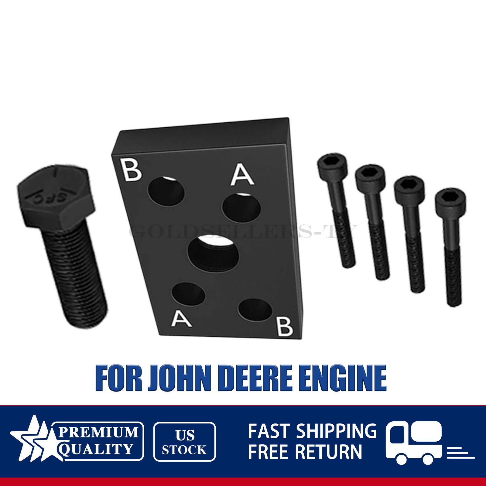 Heavy Duty Injection Pump Gear Puller Tool Fit John Deere Engine JDG1560 JDG670A