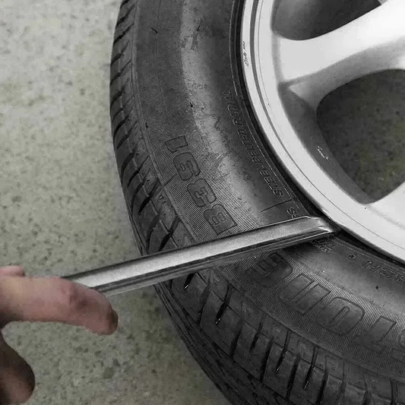 Metal Car Tire Wrench Removal Tool Steel Spoon Iron Rim Opener Lever Changer