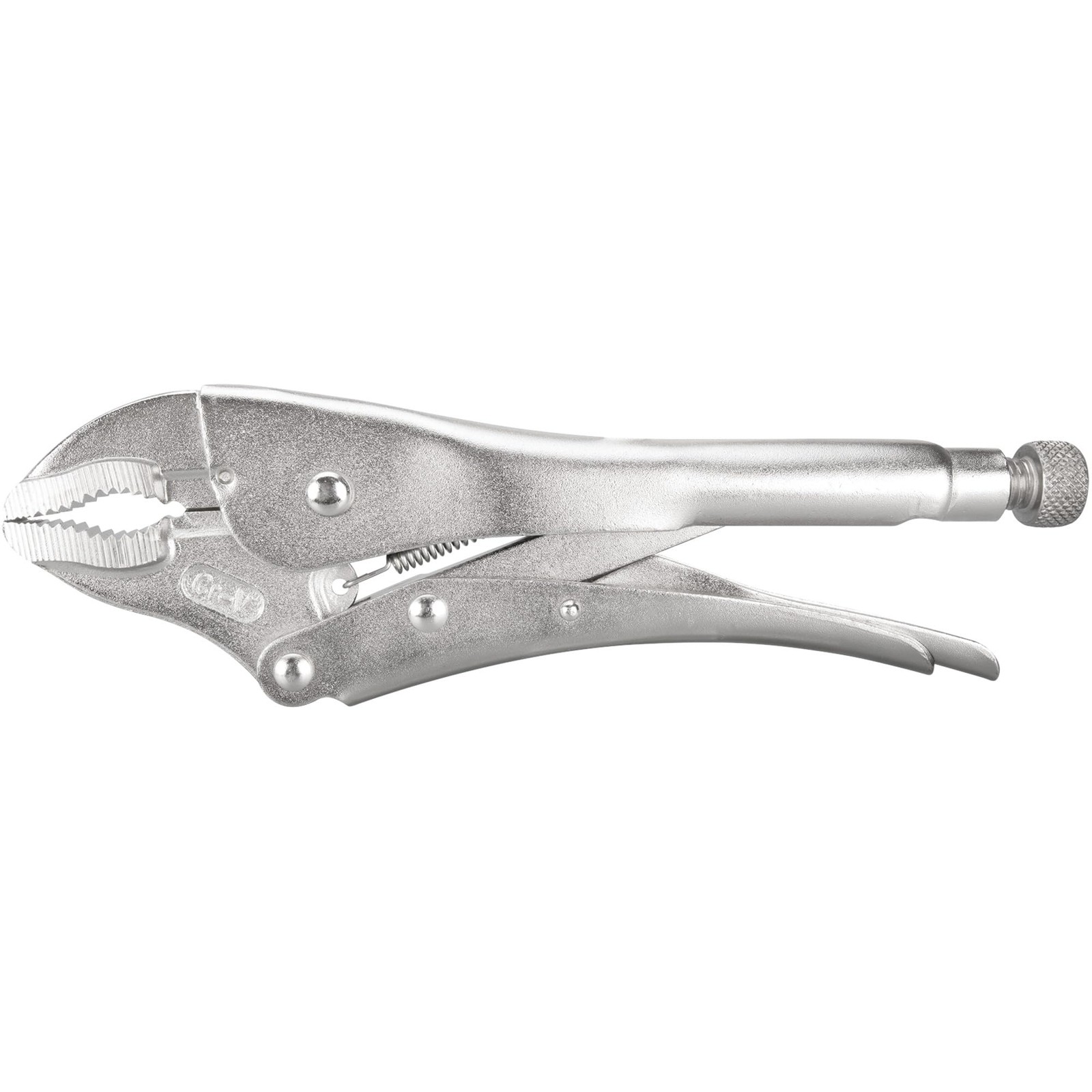 10-Inch Chrome Locking Pliers with Curved Jaws | Heavy-Duty Chromium-Vanadium St