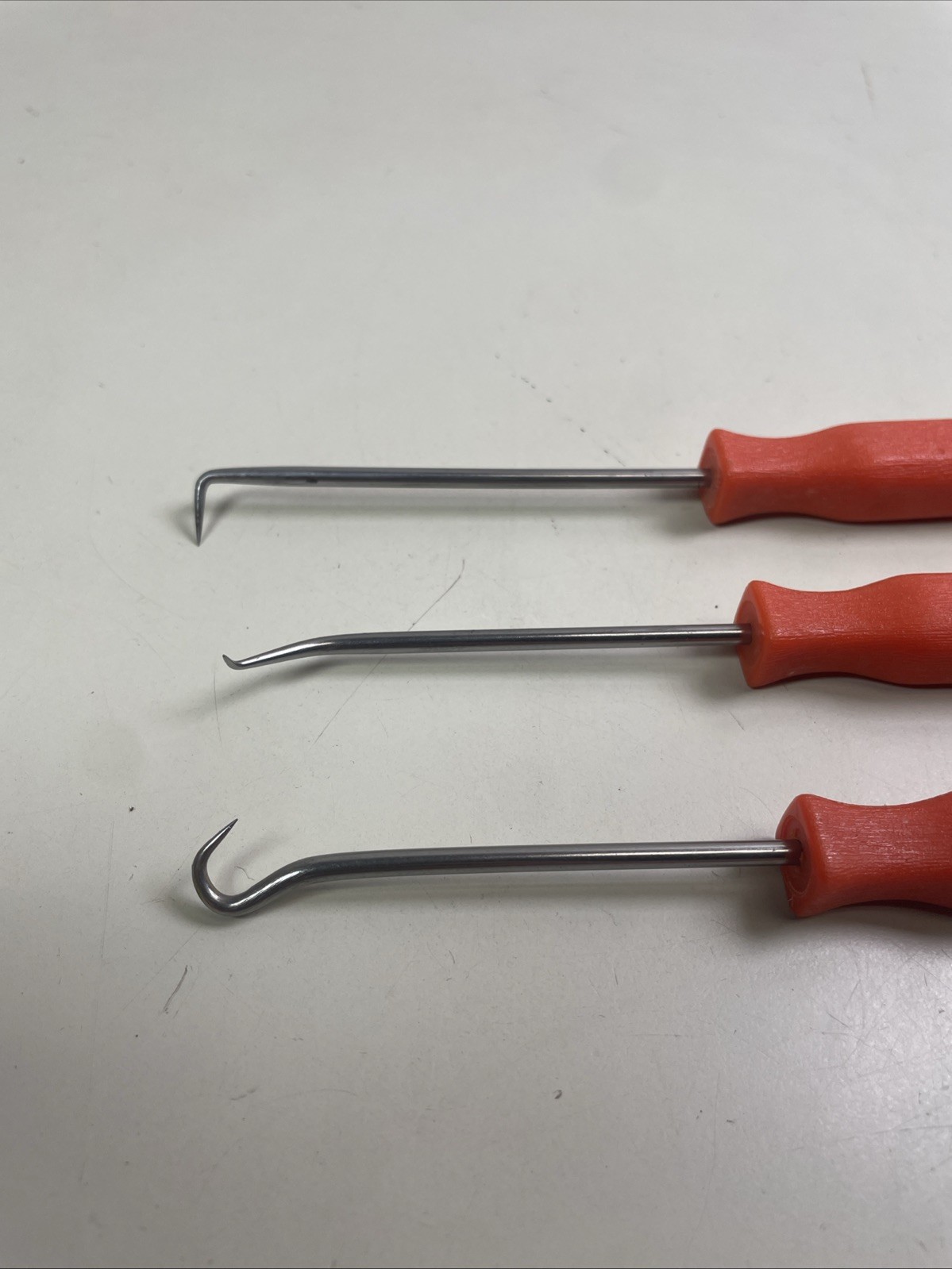 Mac Tools Red Handle 4pc Mini Pick Set PS4SA PS21 PS22 PS23 PS24 Great Condition