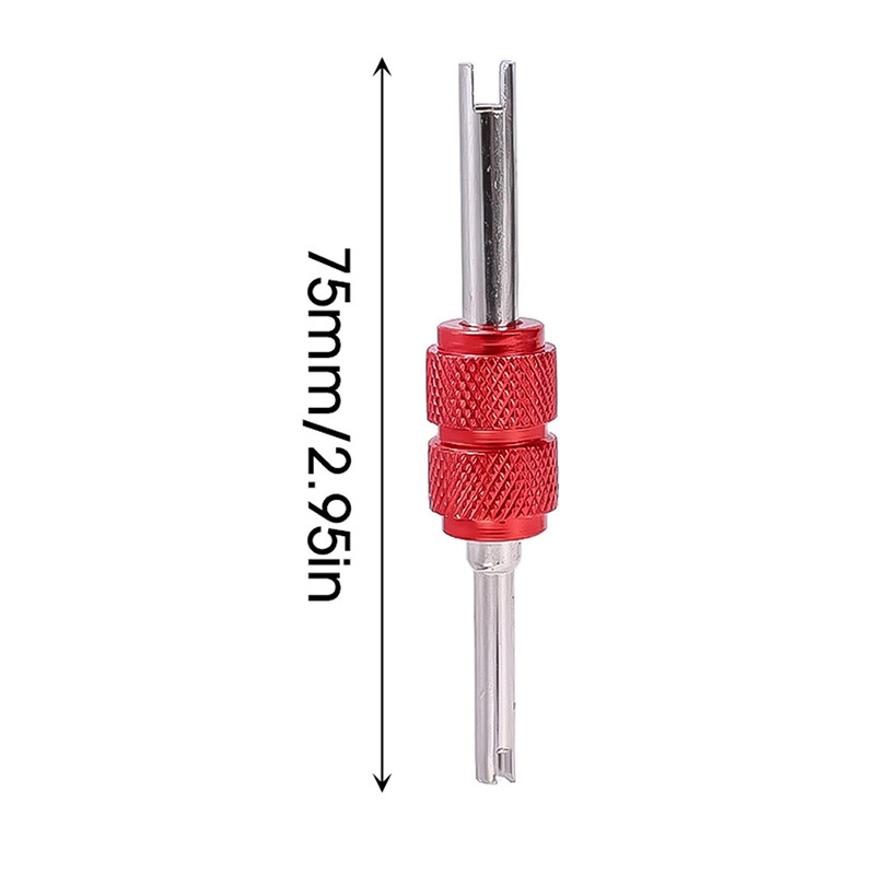 Aluminum Alloy Car Auto A/C Air Conditioning Valve Core Remover Tool Wrench