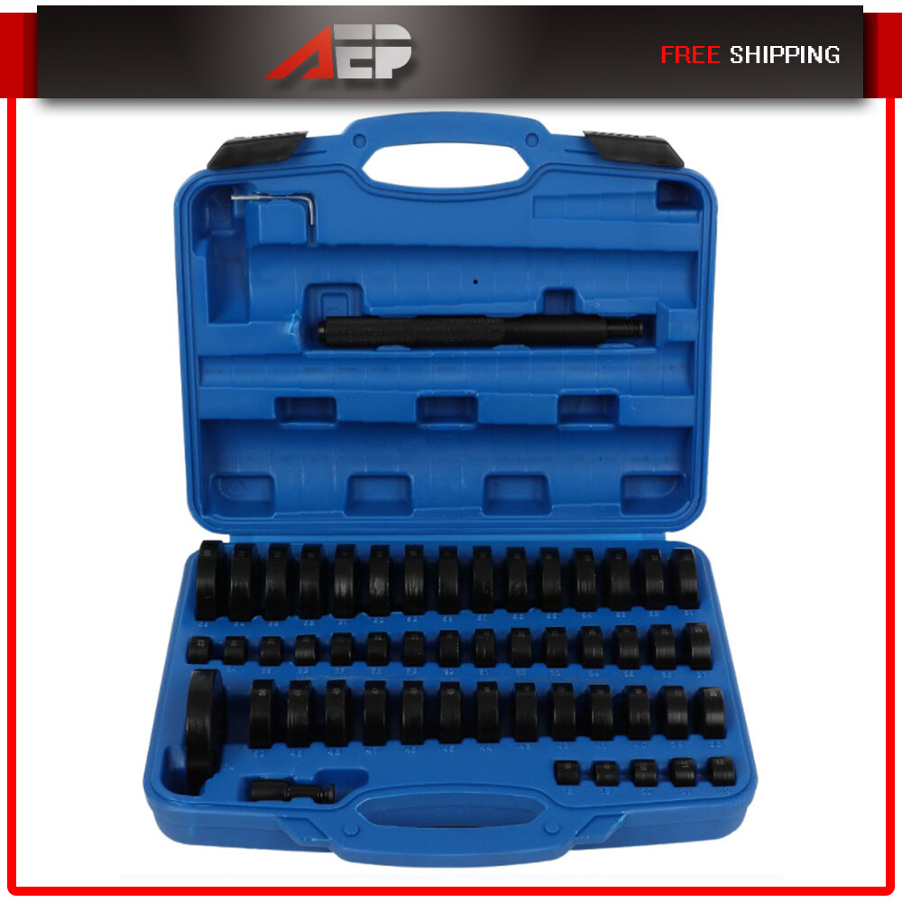 52Pc 18-65mm Custom Bushing Bearing Hydraulic Press Bearing Seal Driver Tool Kit