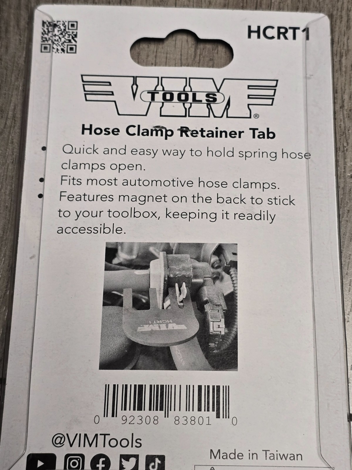 Vim Tools Spring Hose Clamp Retainer Tab #HCRT1