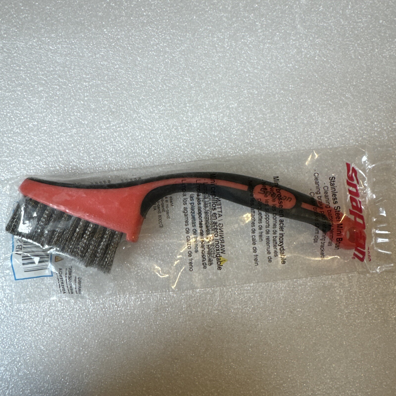 Snap On Mini Stainless Steel Wire Brush 2” NEW