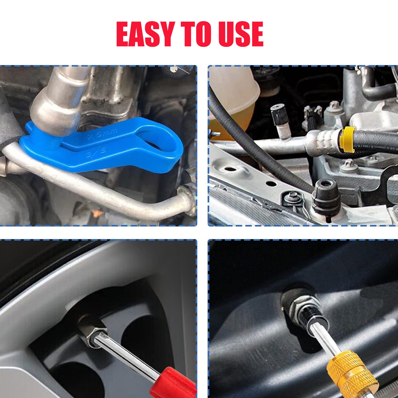 16PCS AC Fuel Line Quick Disconnect Tools Set 7 Size Car Removal Tools Kit