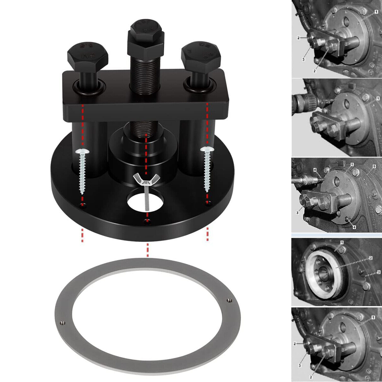 For Detroit DD13 DD15 Front Crankshaft Seal Remover Installer Tool W541589023300