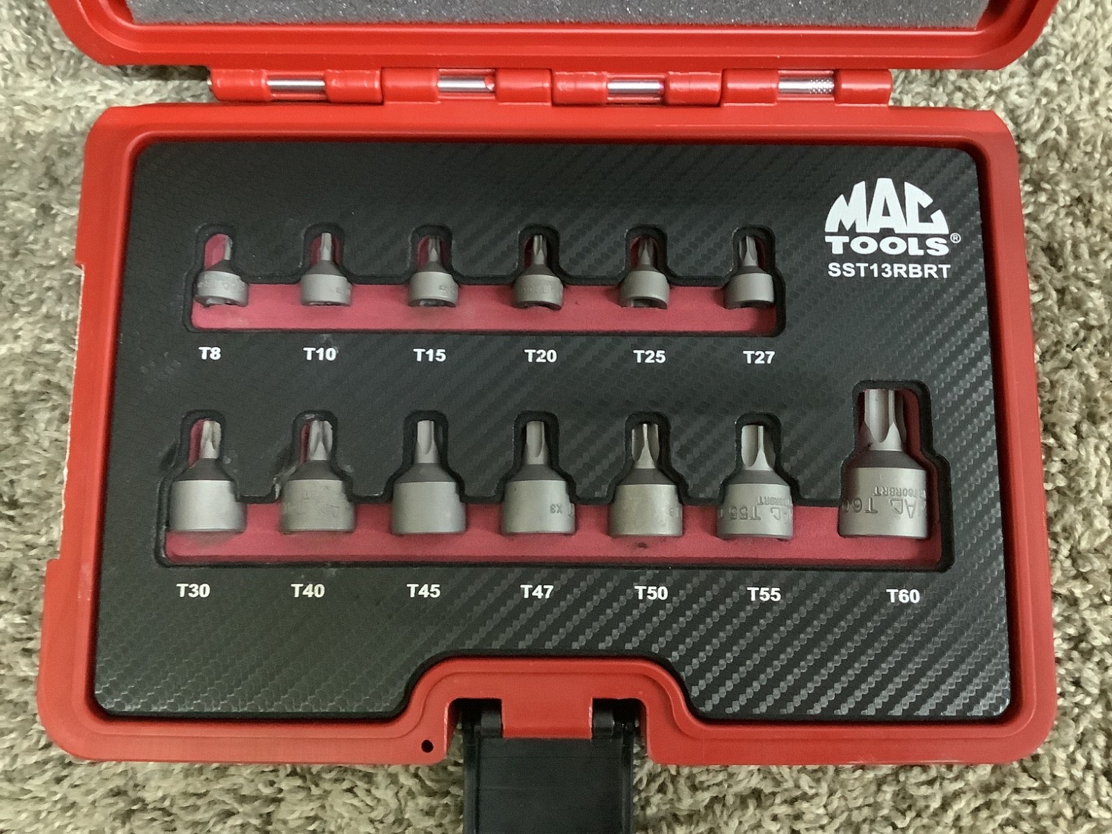 Mac Tols 13-PC. R.B.R.T. Stubby Star Driver Set SST13RBRT