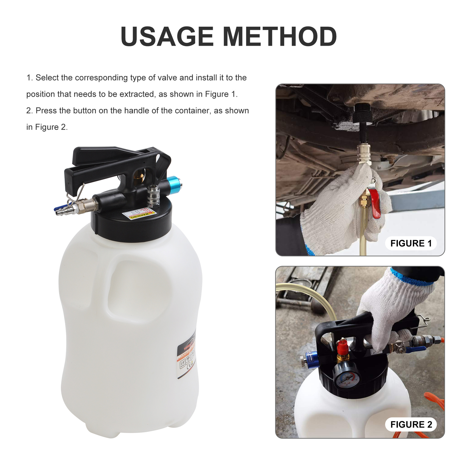 Oil and Liquid Extractor Dispenser 8L Automatic Transmission Fluid Pump Tool