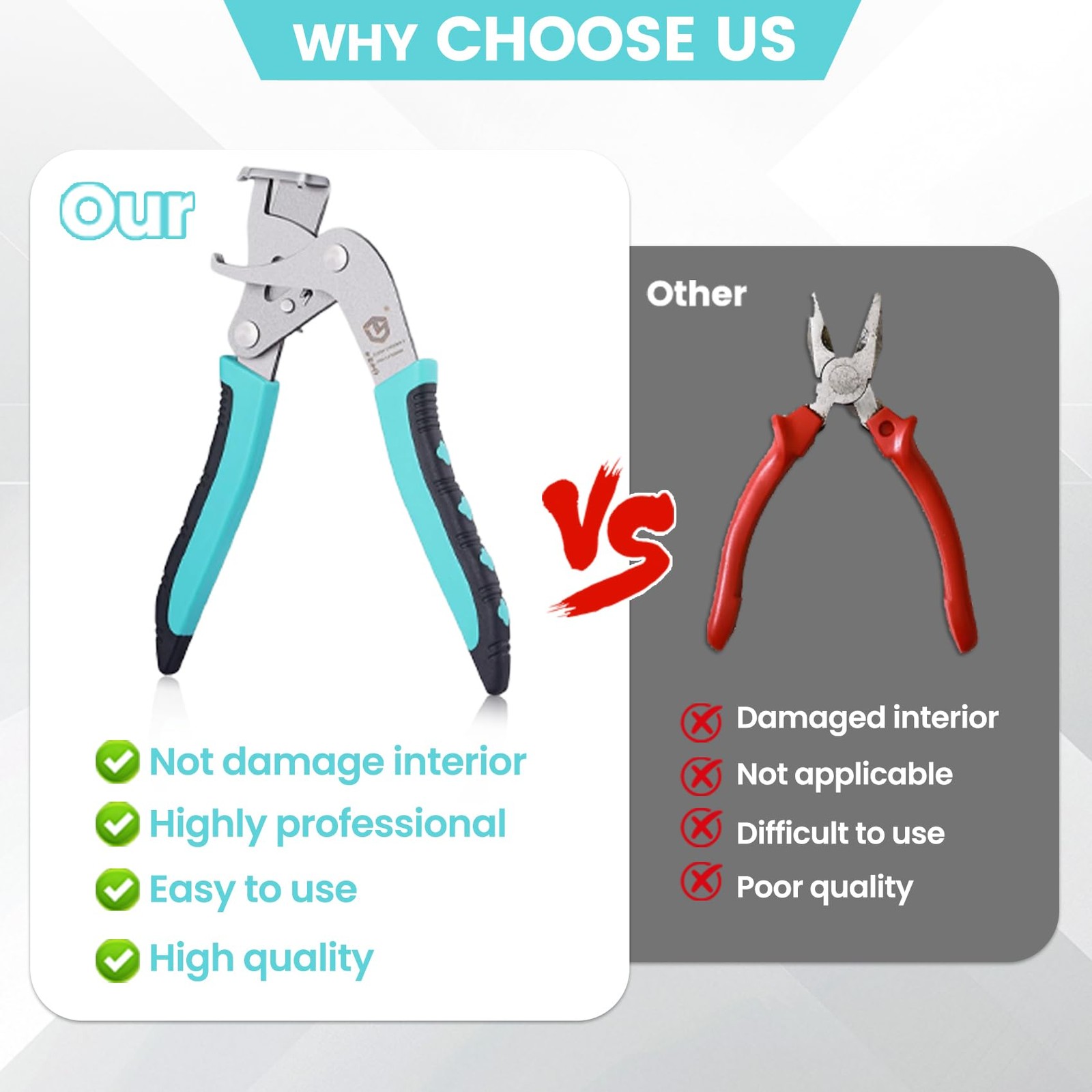 Car Clip Pliers and Disassembly Tools, Efficient MultiFunctional Automotive S…
