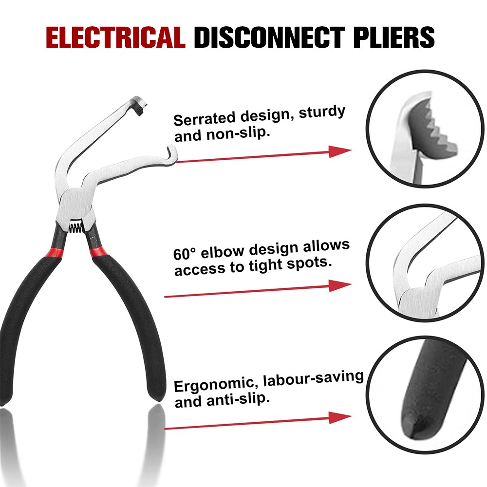 Electrical Disconnect Pliers Connector Separator for Cars, Terminal Removal Tool