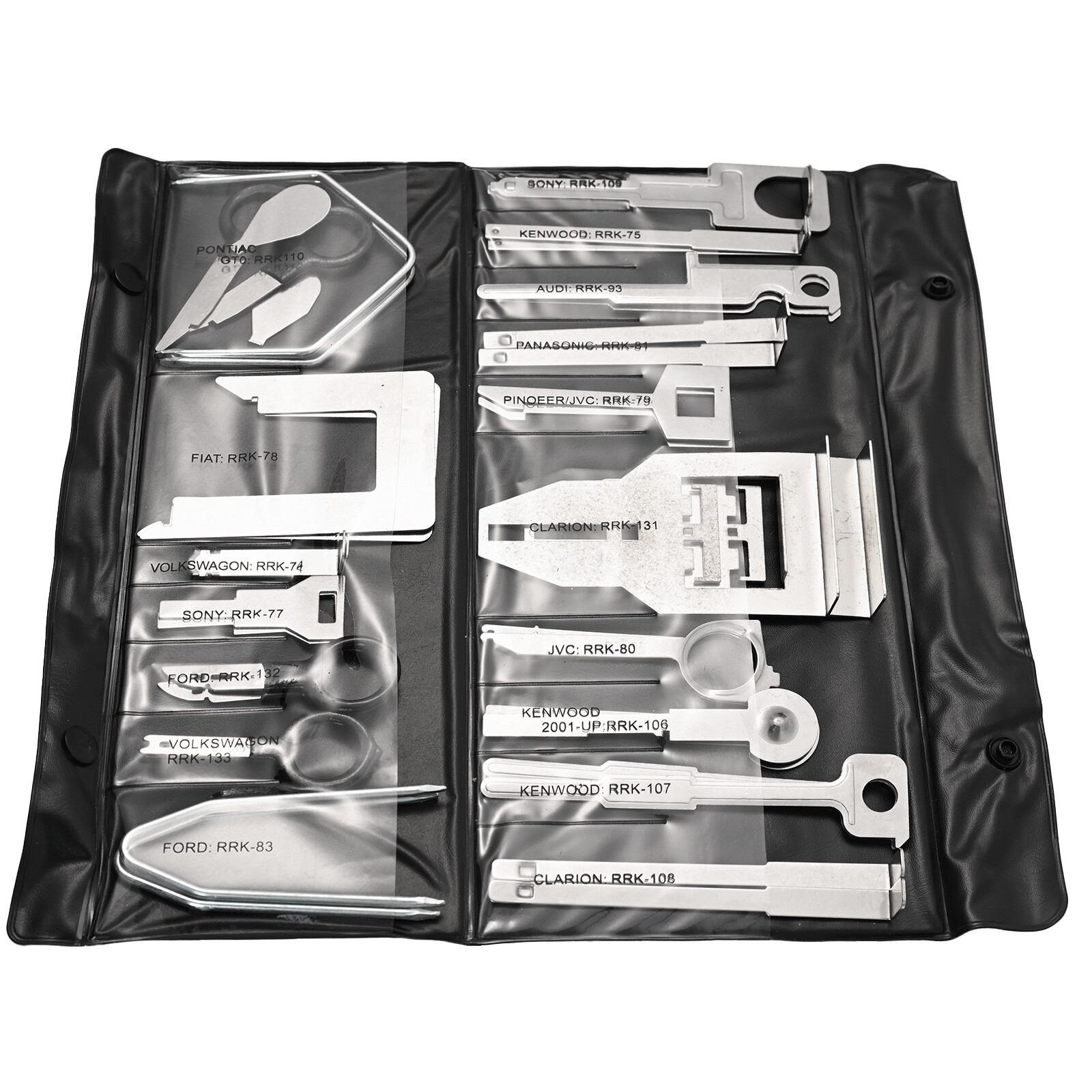 38Pcs Car Stereo Radio Audio Removal Tool Set Key Kit Head Unit Extractor Kits