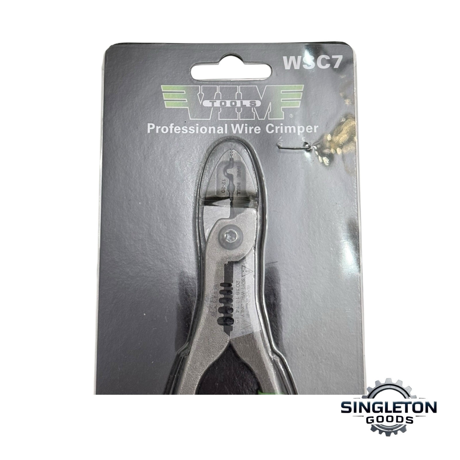 Vim Tools WSC7 7″ Professional Wire Crimper Green BRAND NEW Same Day Shipping