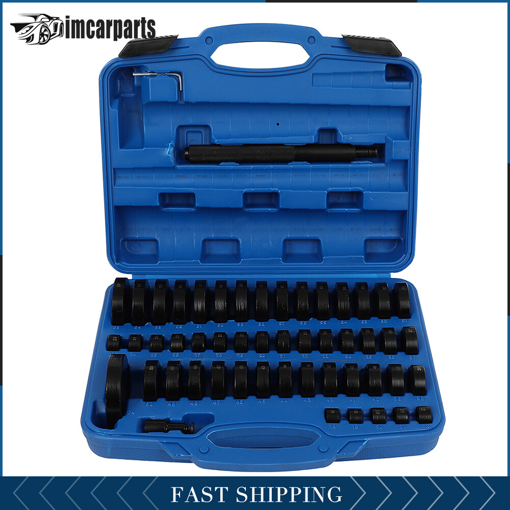 Custom Bushing Bearing Hydraulic Press 18-65mm 52Pc Bearing Seal Driver Tool kit