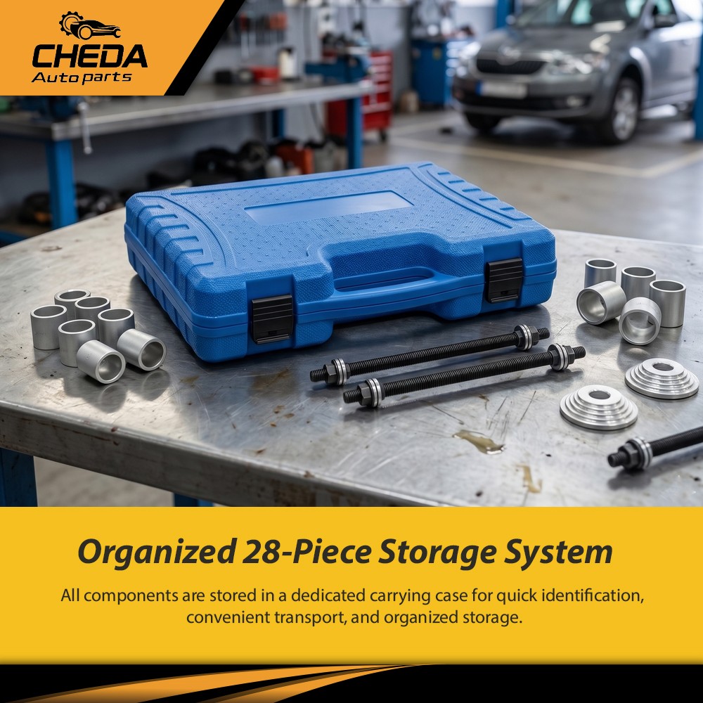 Universal Bearing Bush Seal Tool Kit Press Pull Sleeve Removal Install Set 28PCS