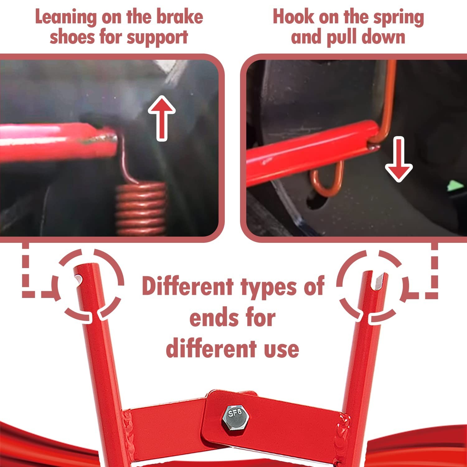 Heavy Duty Truck Brake Spring Tool – Spring Installer for Eaton Air Brake Shoes