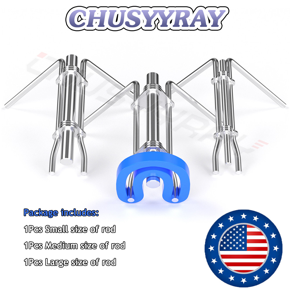 3X Hydraulic Cylinder Piston Rod Seal U-cup Installation Tool Kit Replace Part