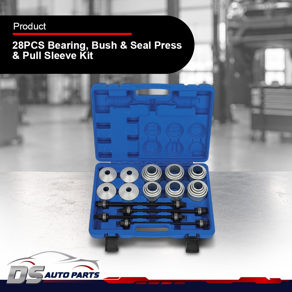 Universal Bearing Bush Seal Tool Kit Press Pull Sleeve Removal Install Set 28PCS