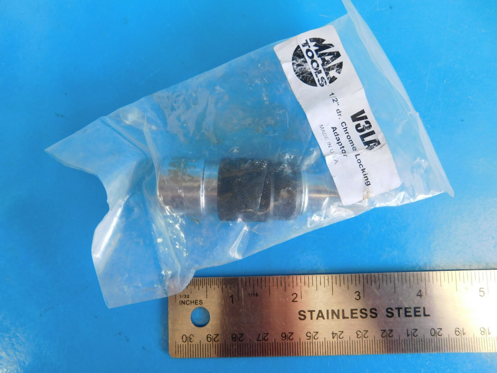 NEW, MAC TOOLS “1/2 IN.DR.” LOCKING ADAPTER 3 IN. LONG, PART #V3LA