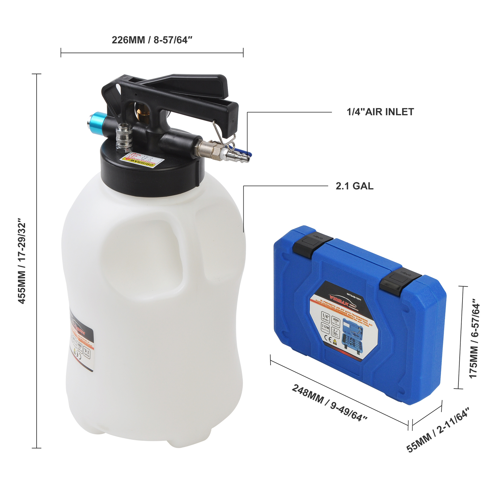 Oil and Liquid Extractor Dispenser 8L Automatic Transmission Fluid Pump Tool