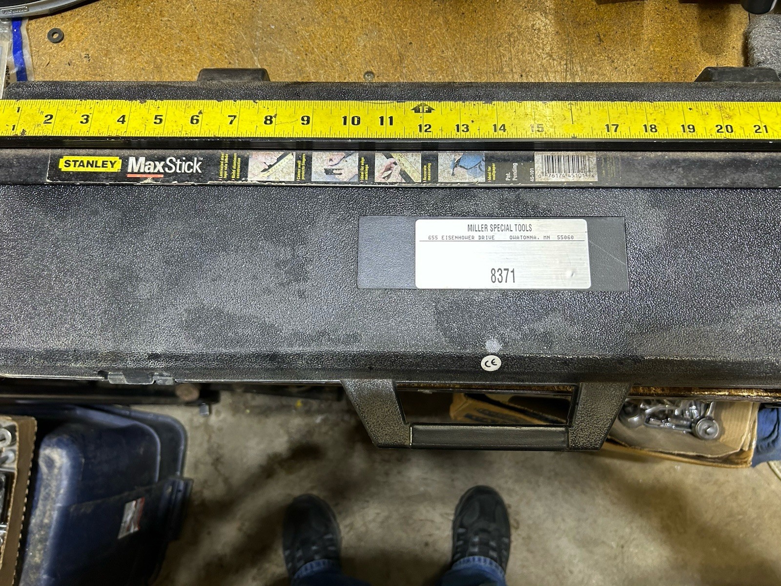 Miller Special Tools 8371 Belt Tension Gauge Adapter With Case USA