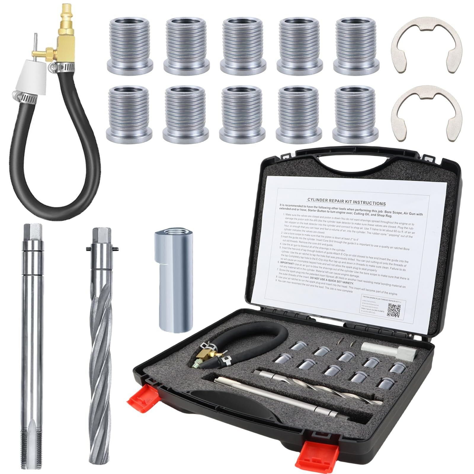 Premium Spark Plug Thread Repair Kit 38900 For Ford V8 V10 2V Engines USA Stock