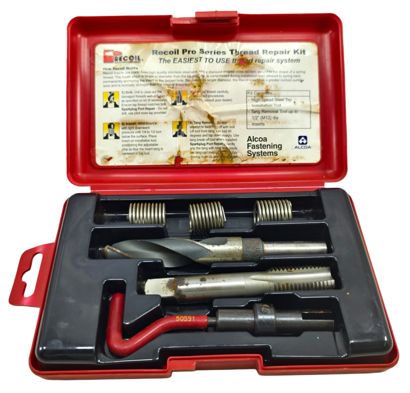 Recoil 5WE18 UNC 3/14-10 Master Thread Repair Kit Pro Series Easiest to Use $
