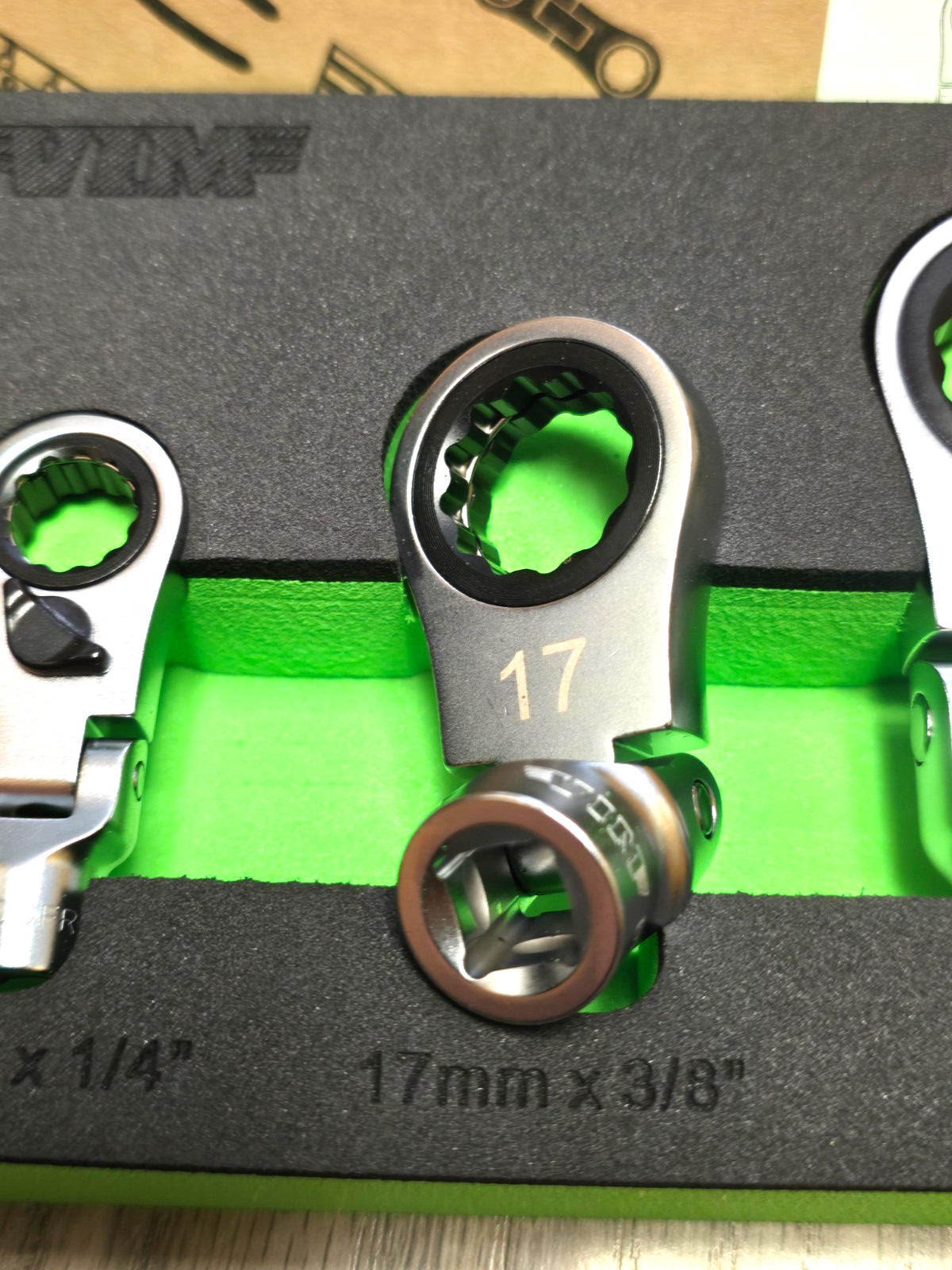 Vim Tools DDFRA100, Nora Reversible Flex Ratchet Adapters for Dual Drive Sockets