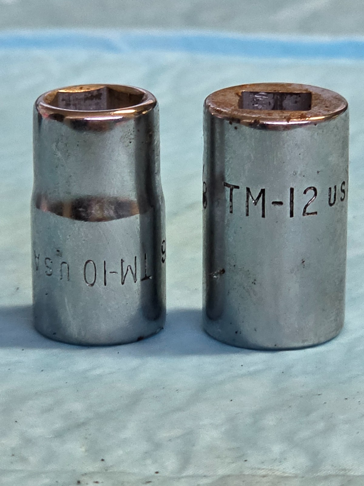 1950 SNAP ON tool box VINTAGE CARBURATOR ADJUSTMENT TOOLS SOCKETS MEASURE TOOLS