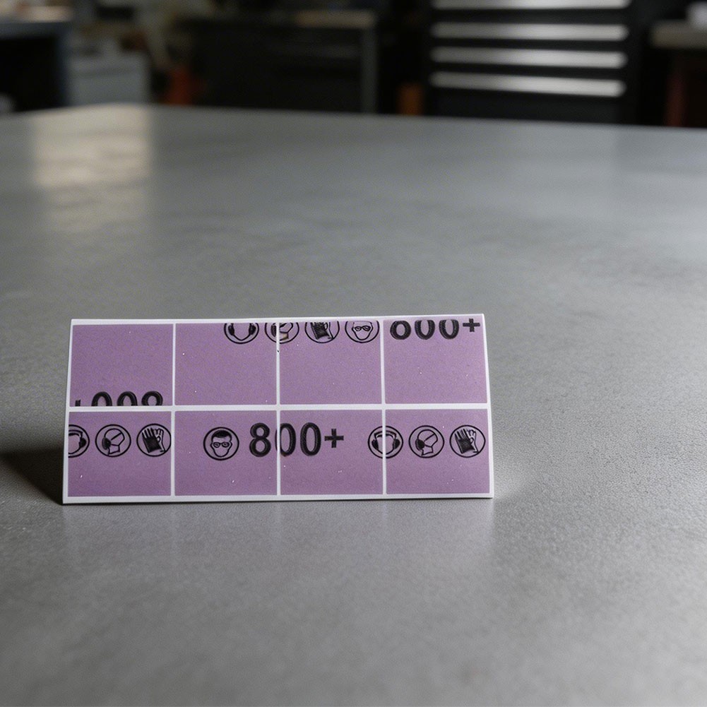 Silicon Carbide Sandpaper Kit 4Pcs 800 1200 1500 2000 Grit for Polishing