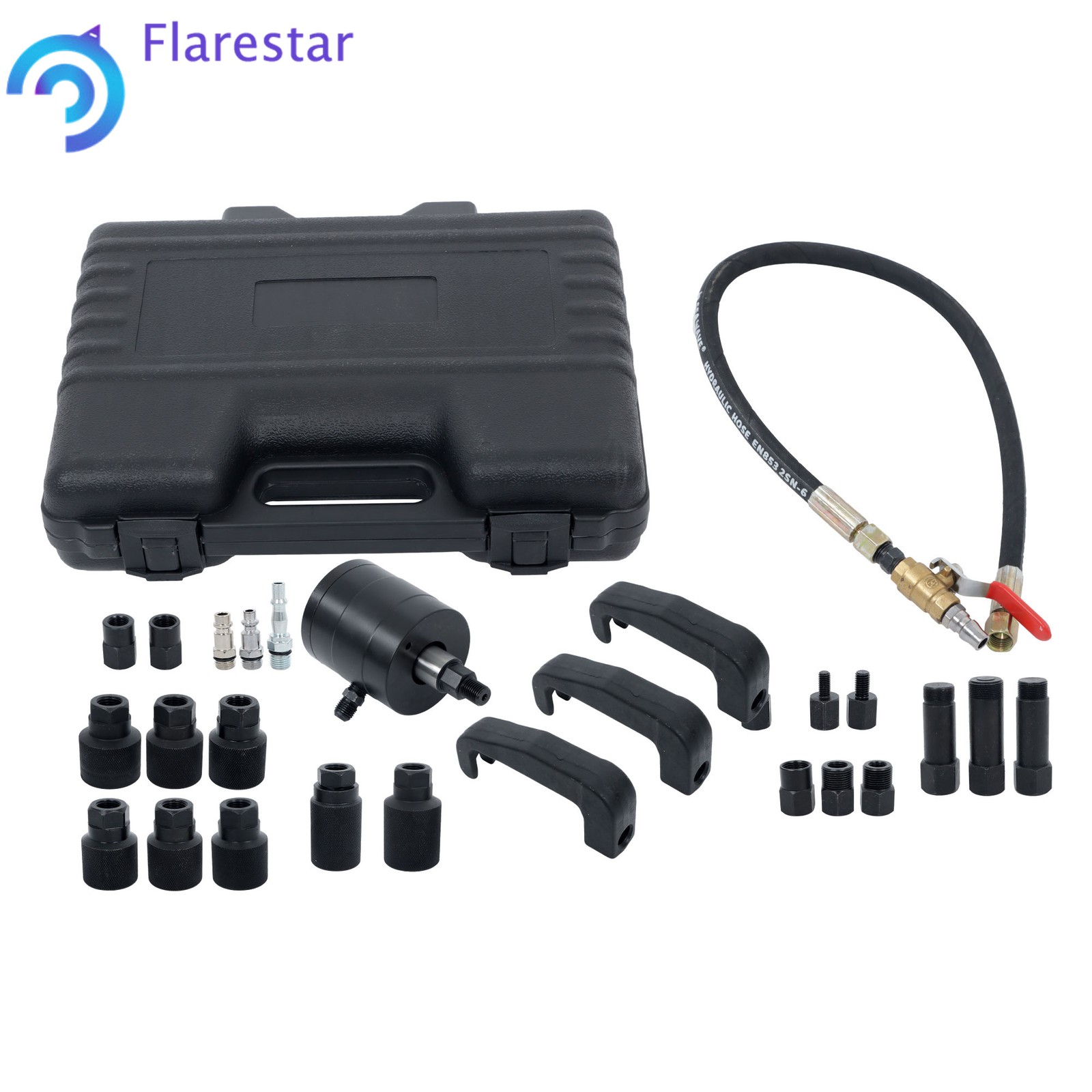 Pneumatic Diesel Injector Removal Extractor Remover Pneumatic Puller Tool 24Pcs