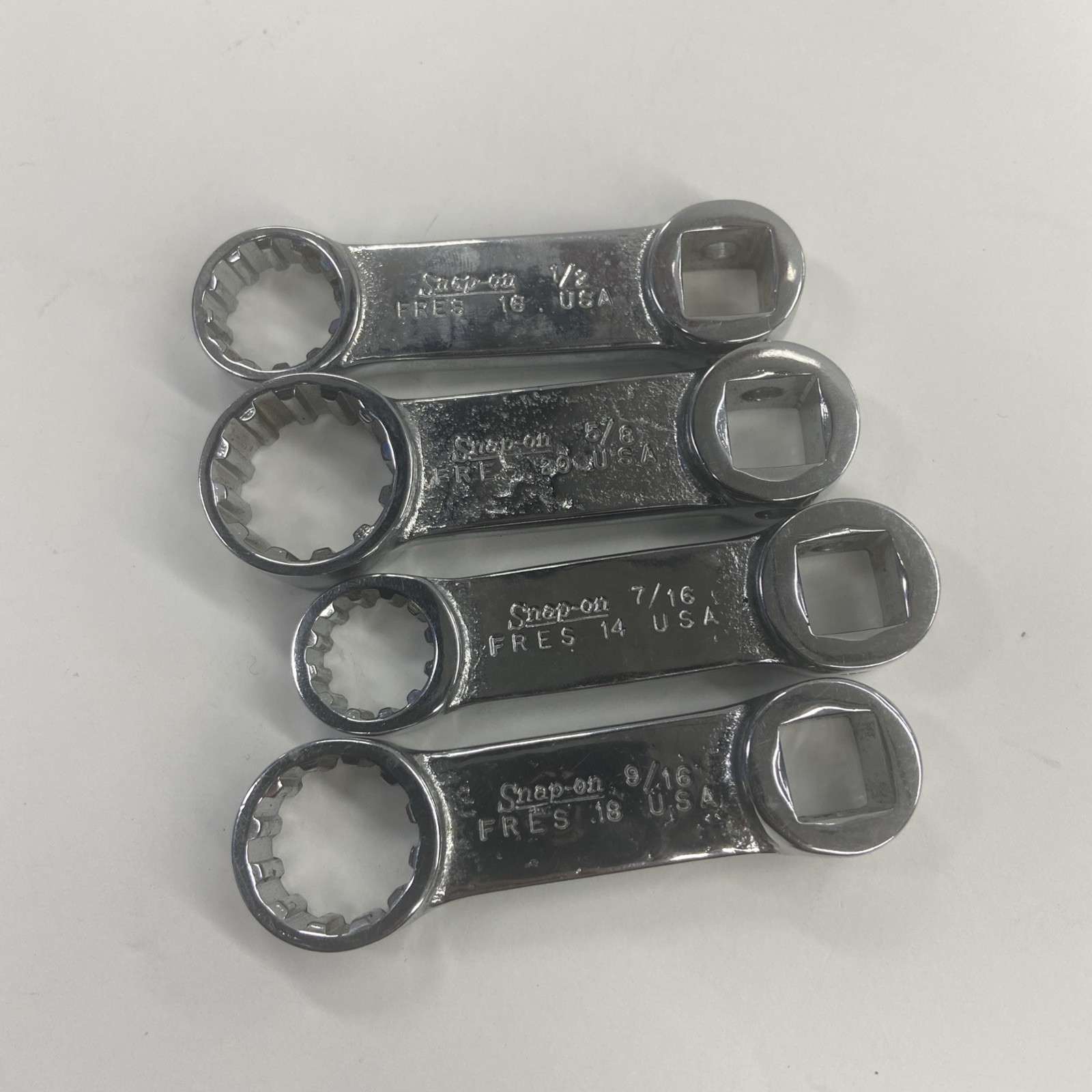 Snap On Dr Spline Torque Adapters 1/2 5/8 7/16 9/16 FRES 14 16 18 20