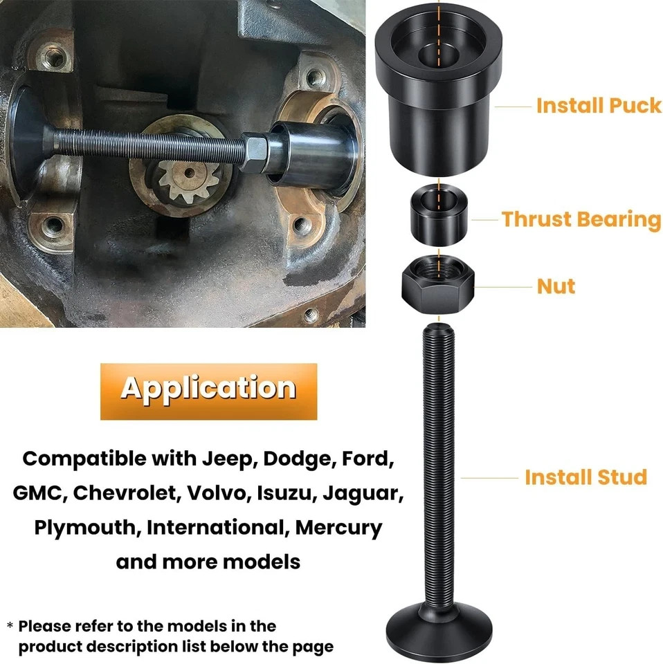 Inner Axle Seal Tool for Dana 30/44/60 Front Differentials – Jeep Dodge Ford