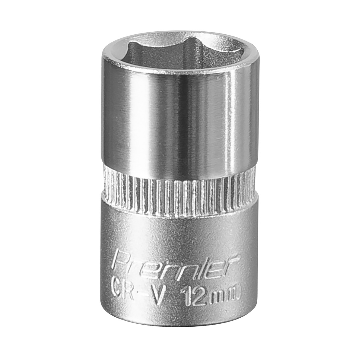 Sealey WallDrive Socket Tool 12mm 3/8″ Square Drive Chrome Vanadium Steel S3812