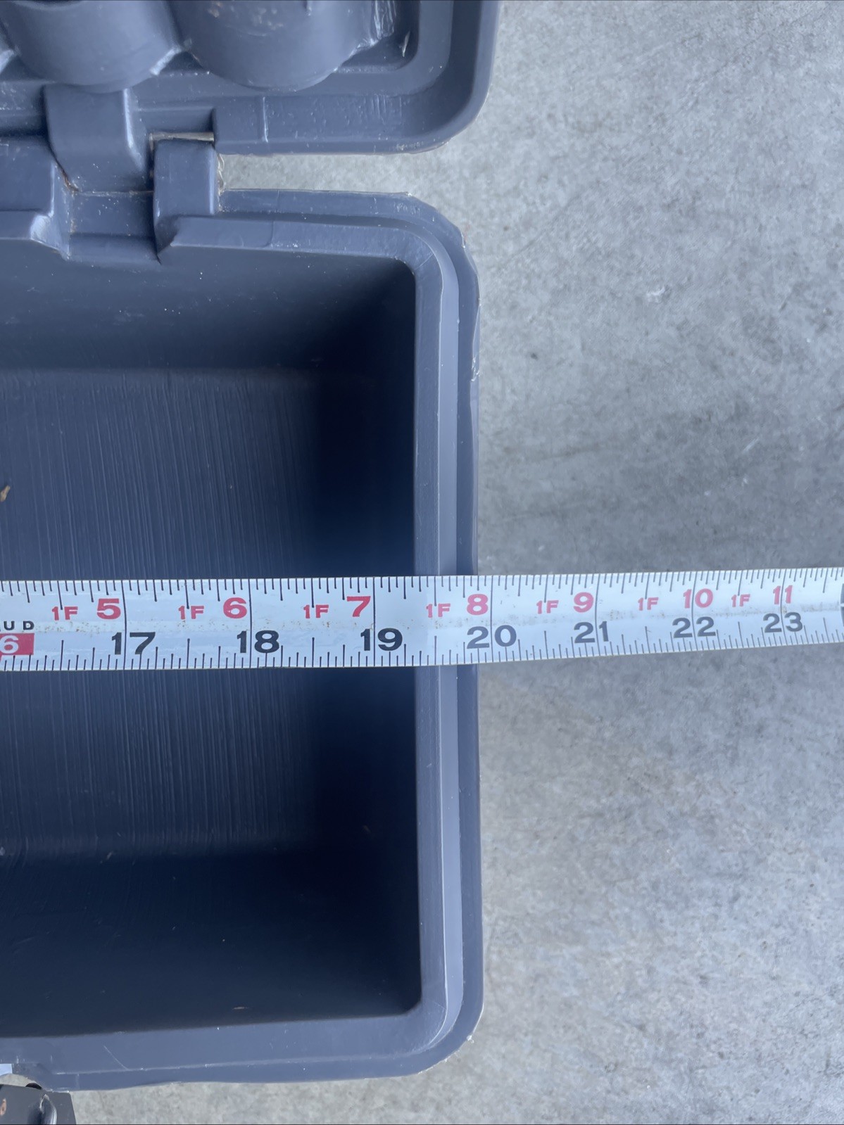Vintage Craftsman USA 20″ Permanex Truck Box w/ Built in Socket Holders