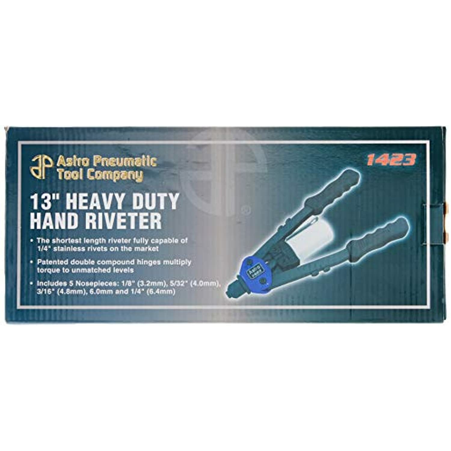 Astro Pneumatic Tool PR14 Air Riveter – 3/32″, 1/8″, 5/32″, 3/16″ and 1/4″