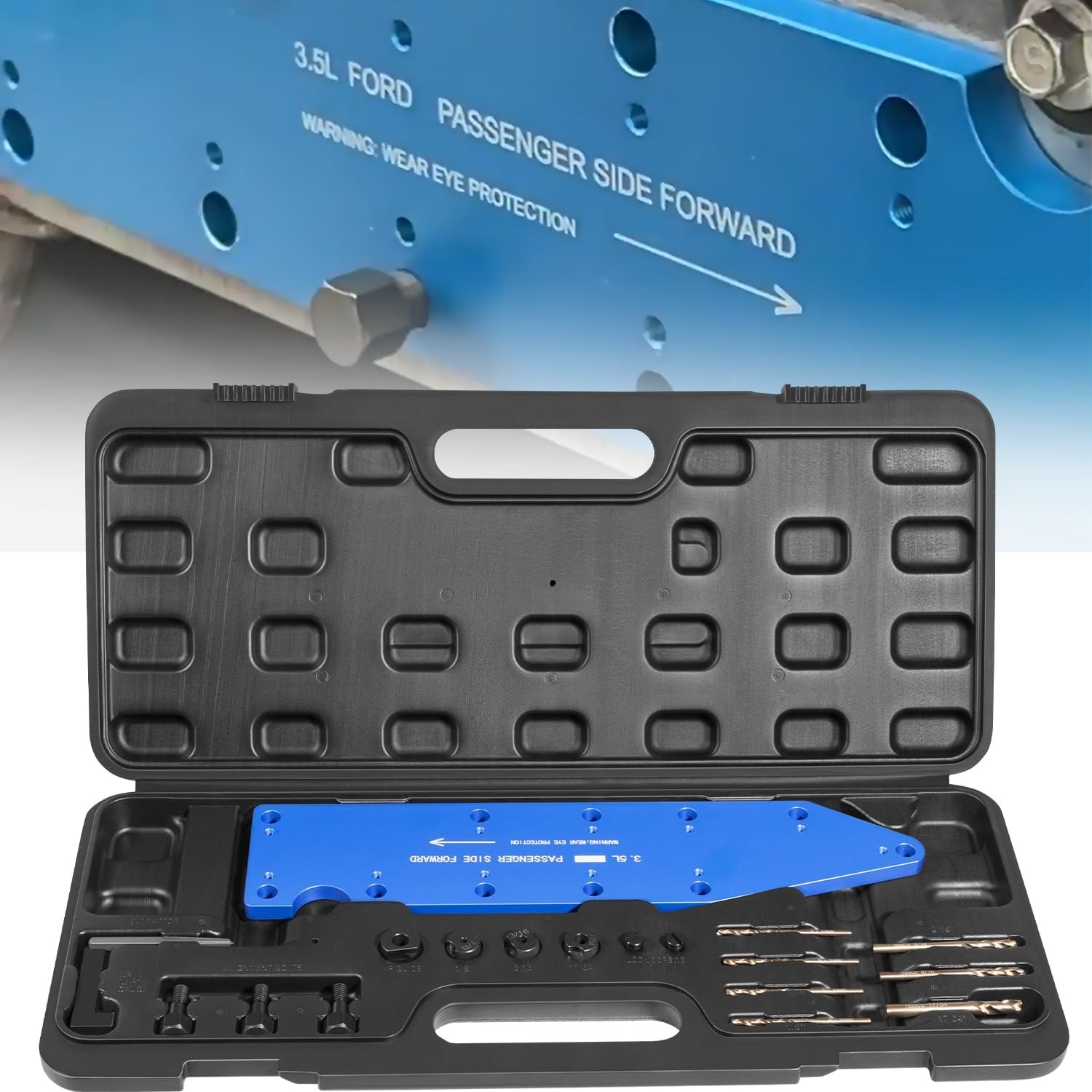 72610 Broken Exhaust Manifold Drill Template Removal Tool for Ford 3.5L Ecoboost