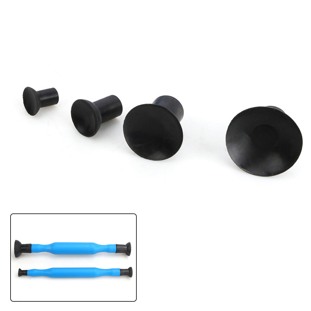 4pcs/set Car Valve Lapping Sticks Sucker Rubber Head Fittings Grinding Tools