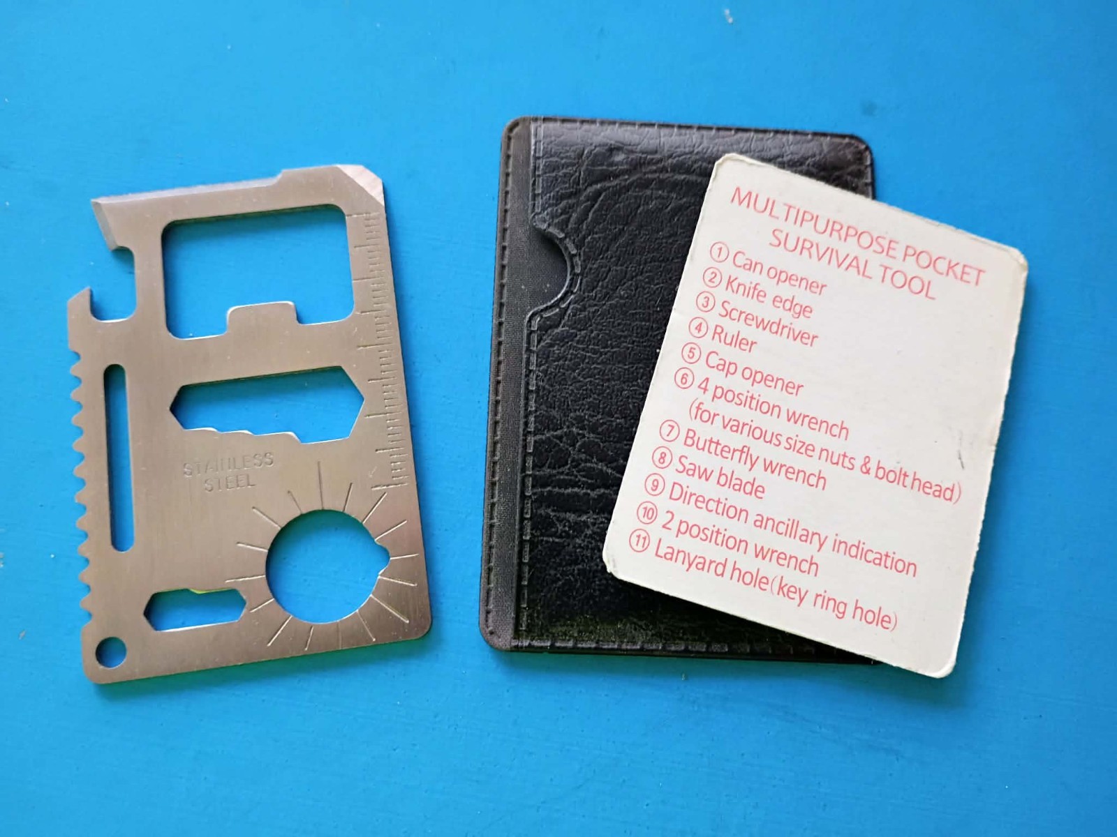 Ultimate 11-in-1 Survival Credit Card Multi-tool