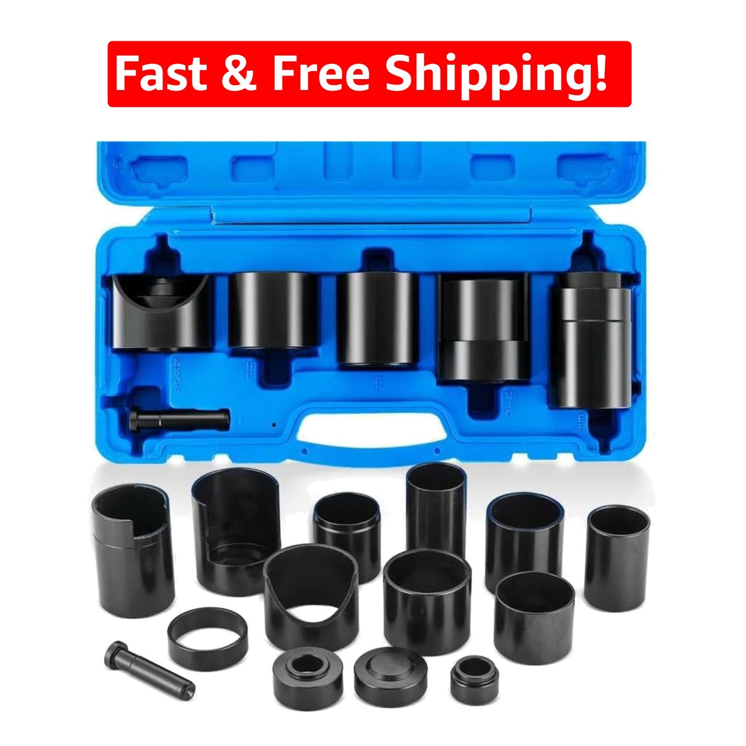 14PCS High Carbon Steel Ball Joint Remover Installer Tool Set for 2WD & 4WD